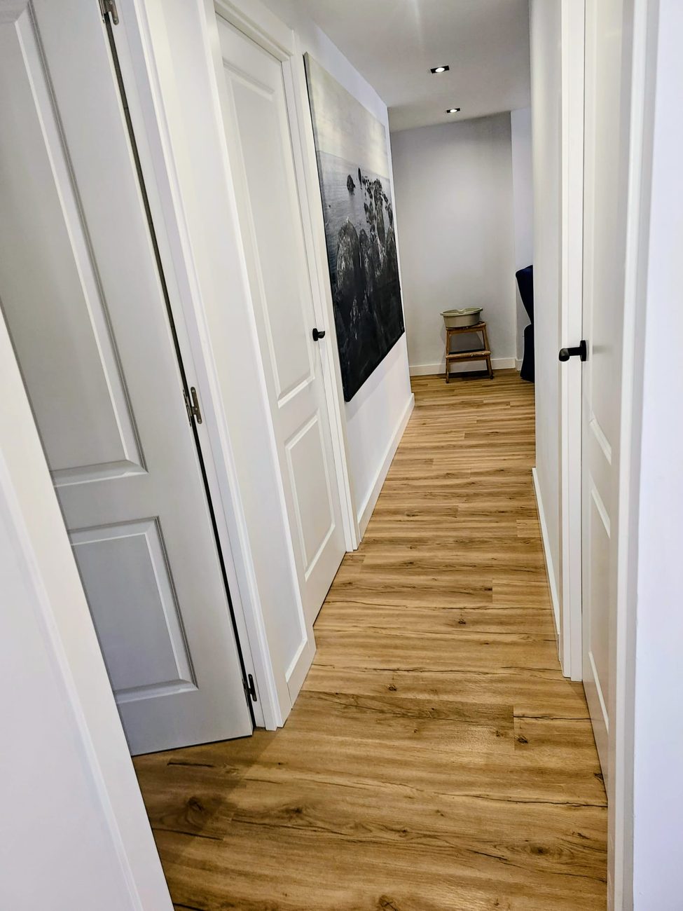 Pasillo de vivienda reformada